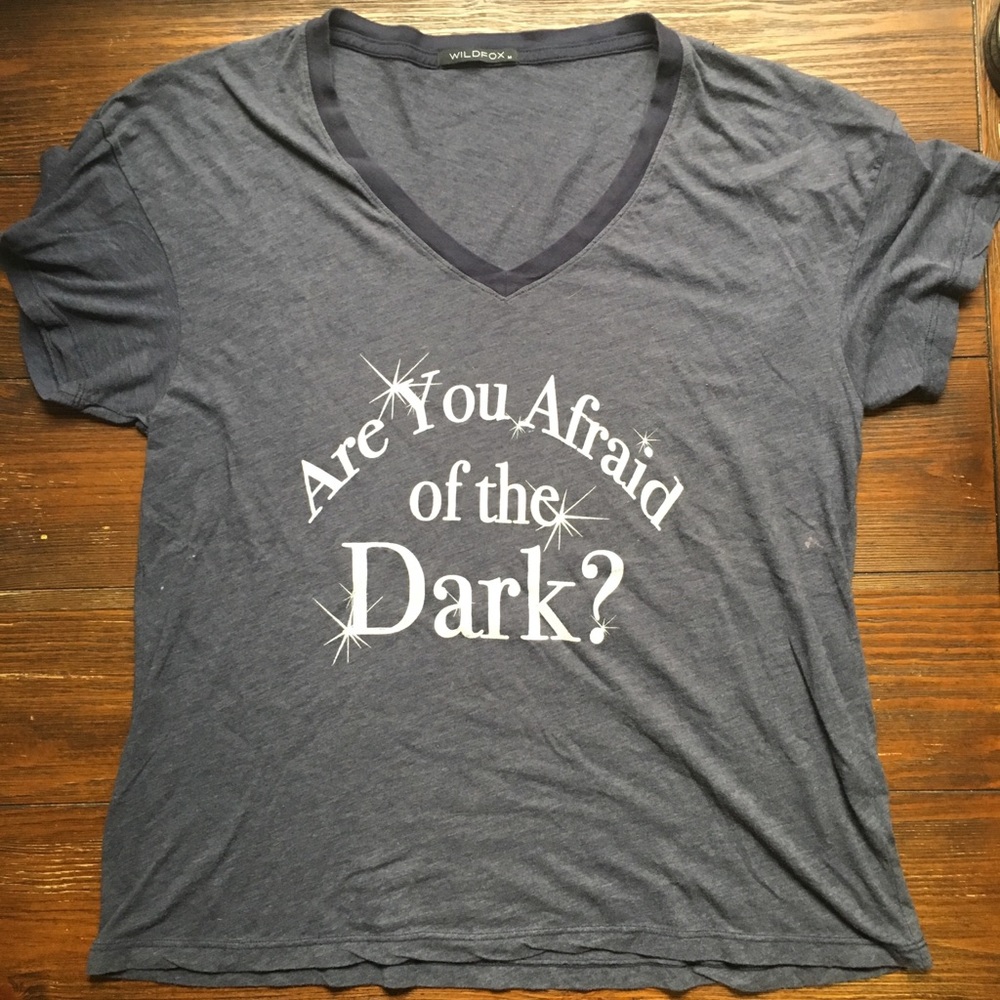 Wildfox are you afraid of the dark tee